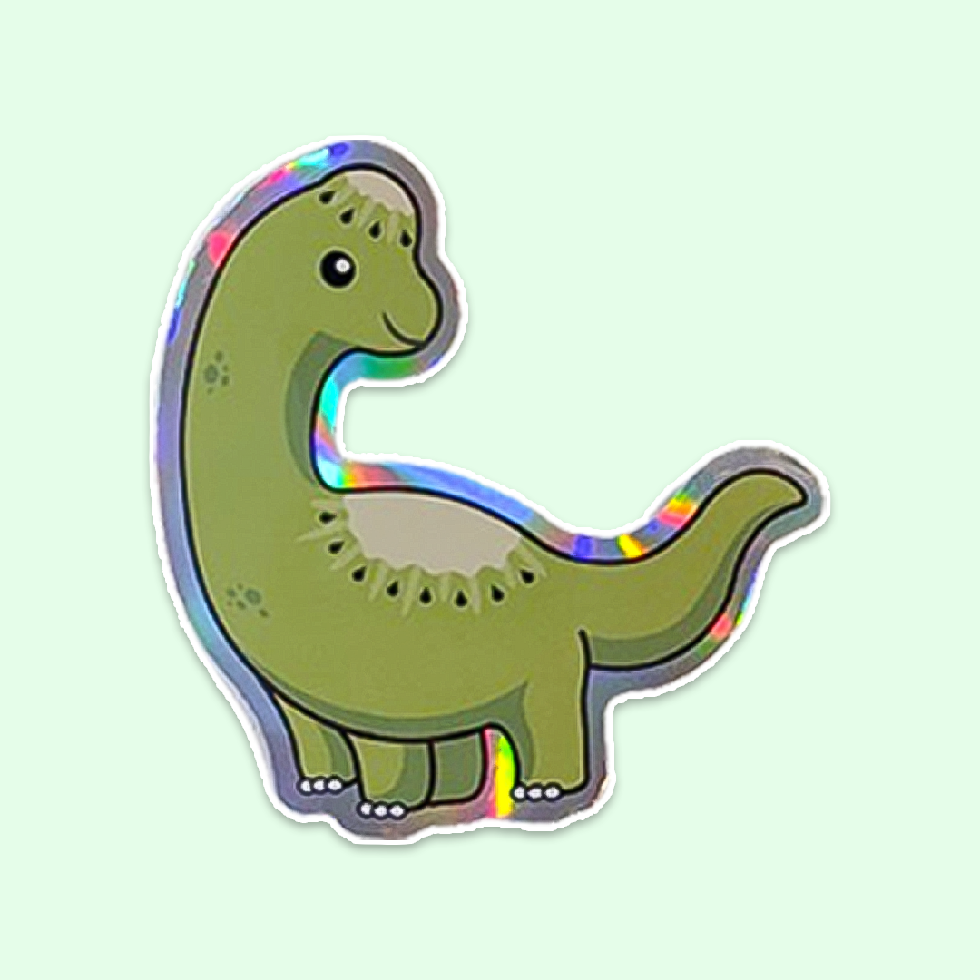 Brakiwiosaurus Cute Dinosaur Stickers