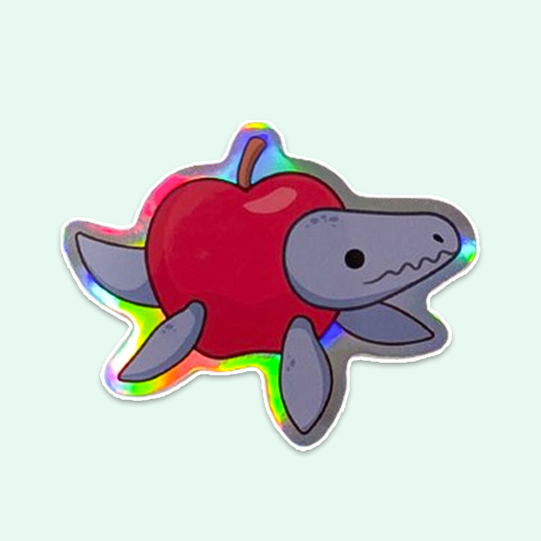 Liappleurodon Sticker - Ferociously Fruity Fun!