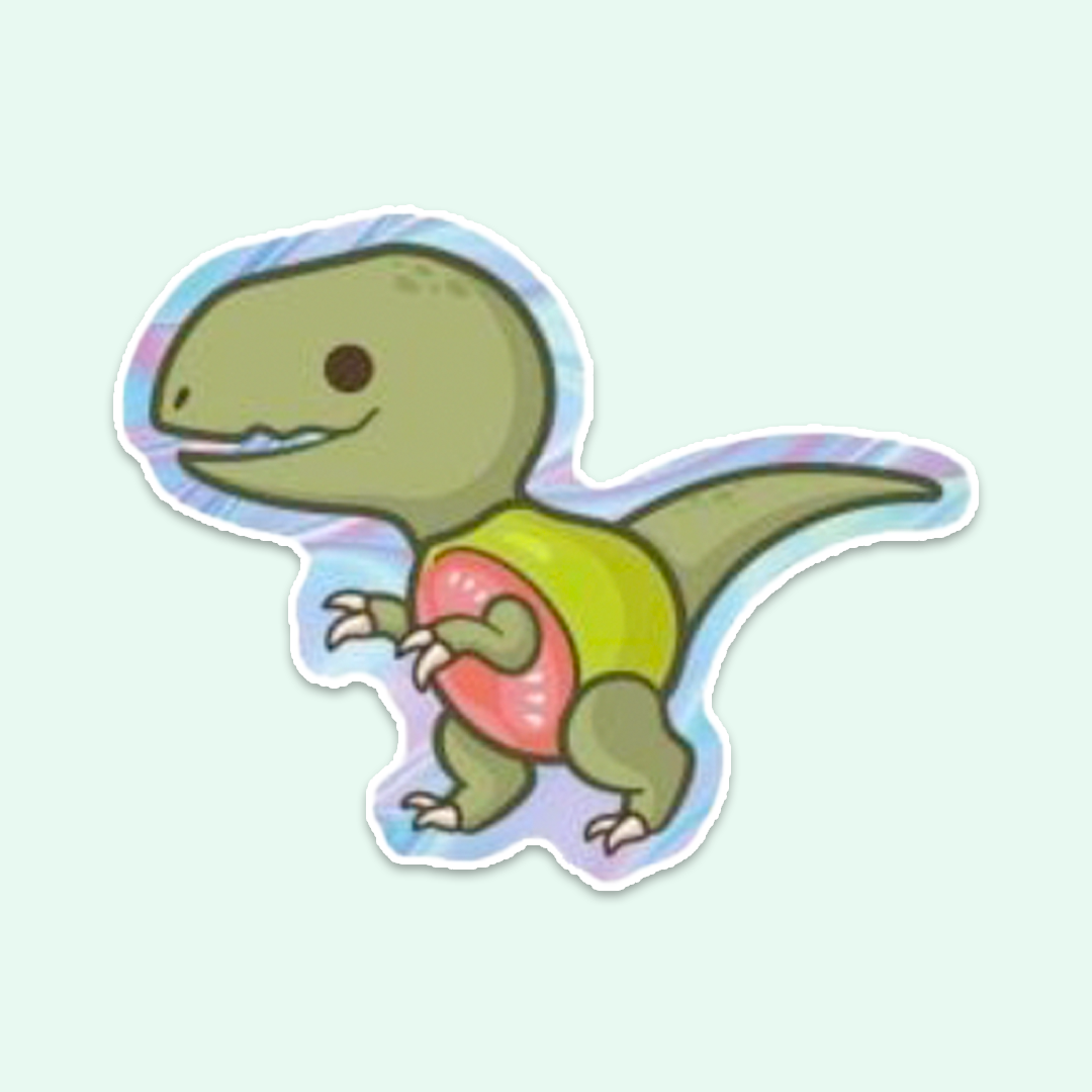 Guavalociraptor Sticker - Ferociously Fruity Fun!